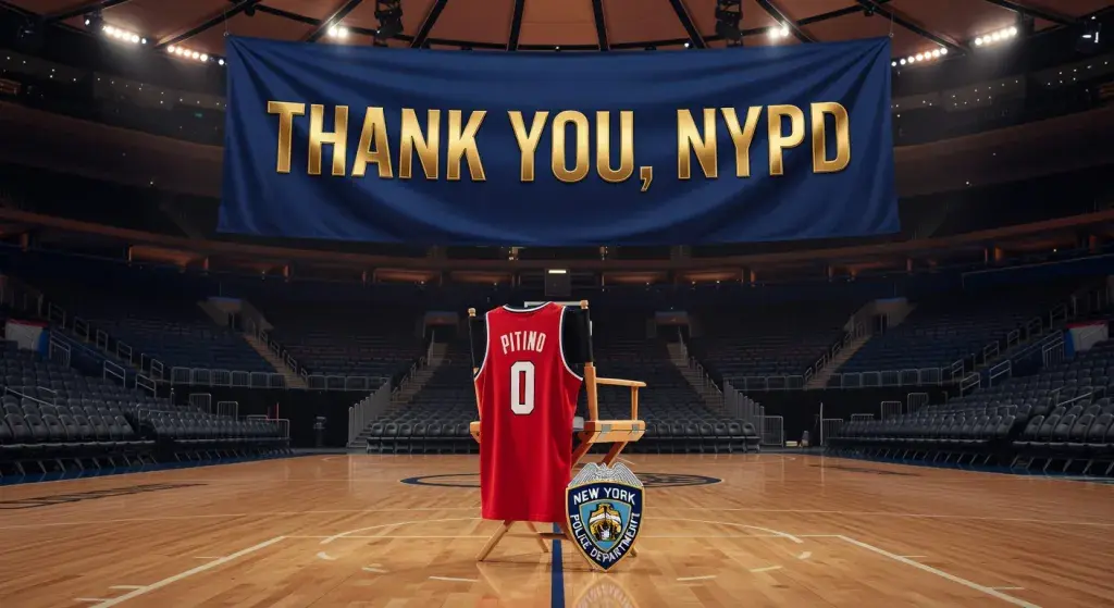 St. John's coach Rick Pitino joins Madison Square Garden's 'Thank You, NYPD' campaign