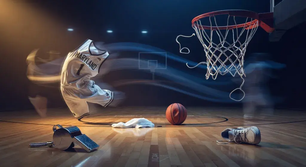 Maryland coach Brenda Frese confronts guard Oluchi Okananwa during NCAA tournament loss to North Carolina