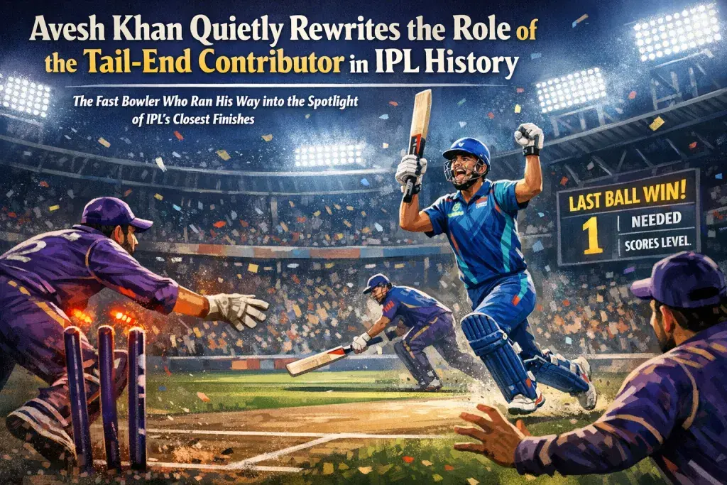 Avesh Khan Quietly Rewrites the Role of the Tail-End Contributor in IPL History
